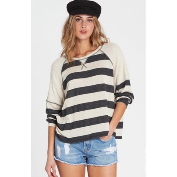 BILLABONG Head Start Striped Top - Picture 1 of 4